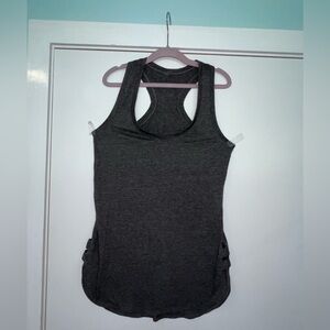 Fabletics yoga side ladder slit tank grey gray XS